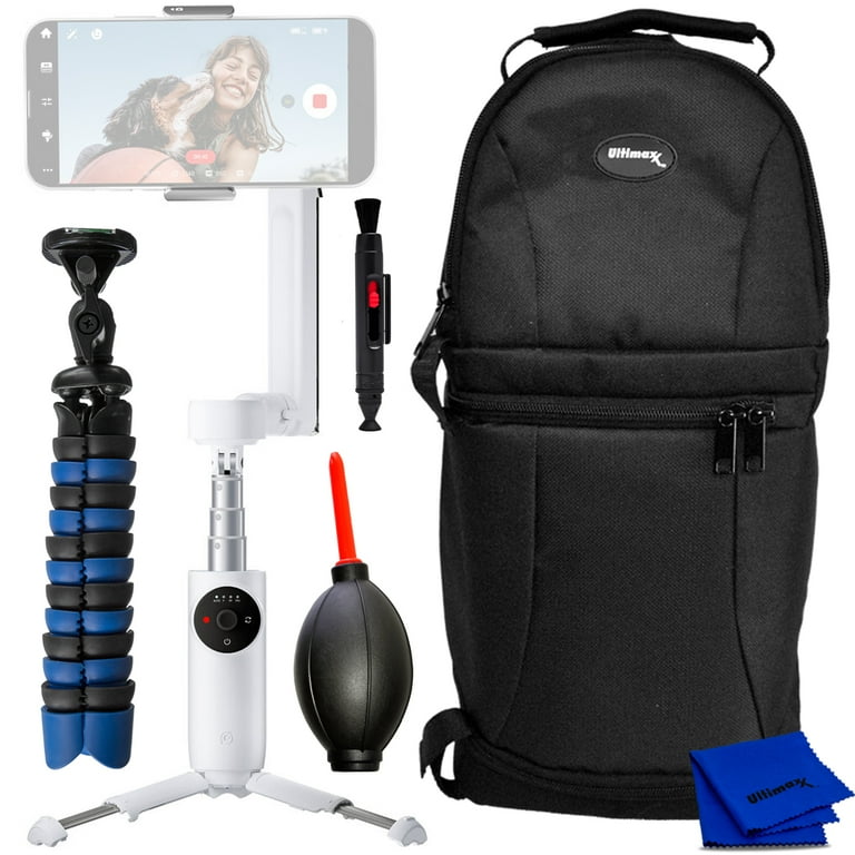 Insta360 Flow Smartphone Gimbal Stabilizer (White) Bundle