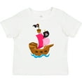 thumbnail image 3 of Inktastic Pirate Ship Girls Toddler T-Shirt, 3 of 5