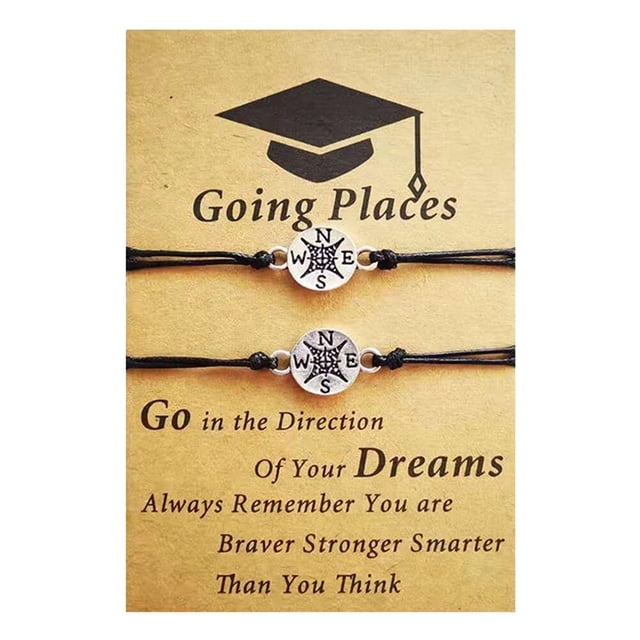 MasteelfCA 2Pcs Creative Graduation Bracelets Decorative Graduation Season Wrist Chain Gift
