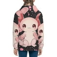 thumbnail image 6 of Sikiie Cute Axolotl Sakura Blossoms Zip Up Hoodie Teenage, hoodies for Teenage, Zipper Sweatshirt Jacket for Daily, Traveling-Medium, 6 of 6
