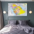 thumbnail image 3 of Saudi-Arabia Map Posters Painting On Canvas Wall Art Poster Scroll Picture Print Living Room Walls Decor Home Posters 12x18inch(30x45cm), 3 of 6