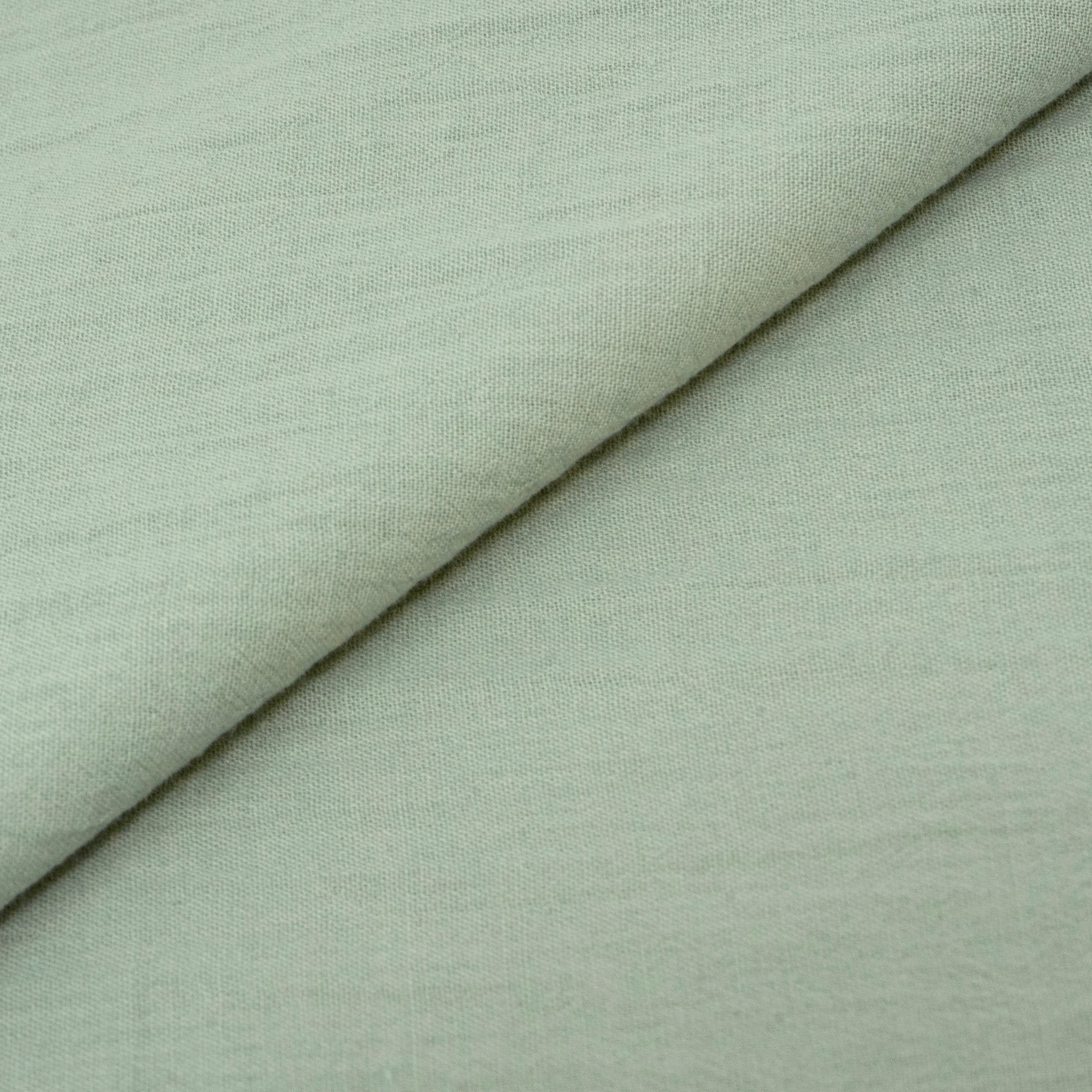 Roc-lon 100% Organic Cotton, 52"/53", Sewing Craft Fabric, 1-layer Wrinkled Muslin/Gauze, Dark Grey, Cut by Yard