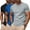 Black+Blue+Gray Shirts for Men, variant on 3Pack Mens Shirts Short Sleeve Workout T Shirts Breathable Crewneck Tees for Gym Running Joggers, Size 3XL