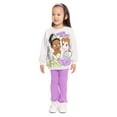thumbnail image 6 of Disney Princess Toddler Girls Graphic Sweatshirt and Flare Leggings Set, 2-Piece, Sizes 12M-5T, 6 of 6