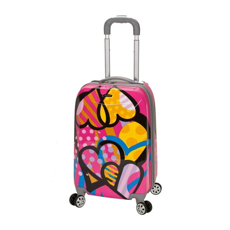 Rockland Adult 3-Piece Heart Hardside Luggage Sets, Pink - Walmart.com