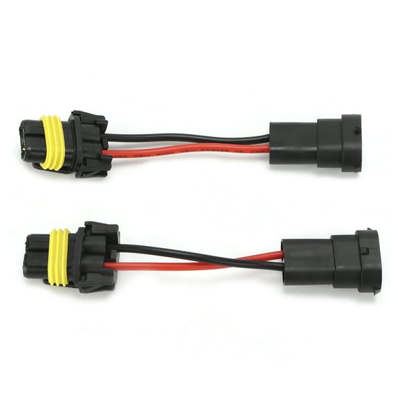 Universal Heavy Duty Adapters, Wiring Harness Sockets for Quick Installation on Various Car Brands, Plug and Play Upgrade for Headlights Fog Lights Compatibility