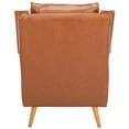 thumbnail image 4 of SAFAVIEH Astrid Mid-Century Modern Arm Chair, Cognac Leather, 4 of 9