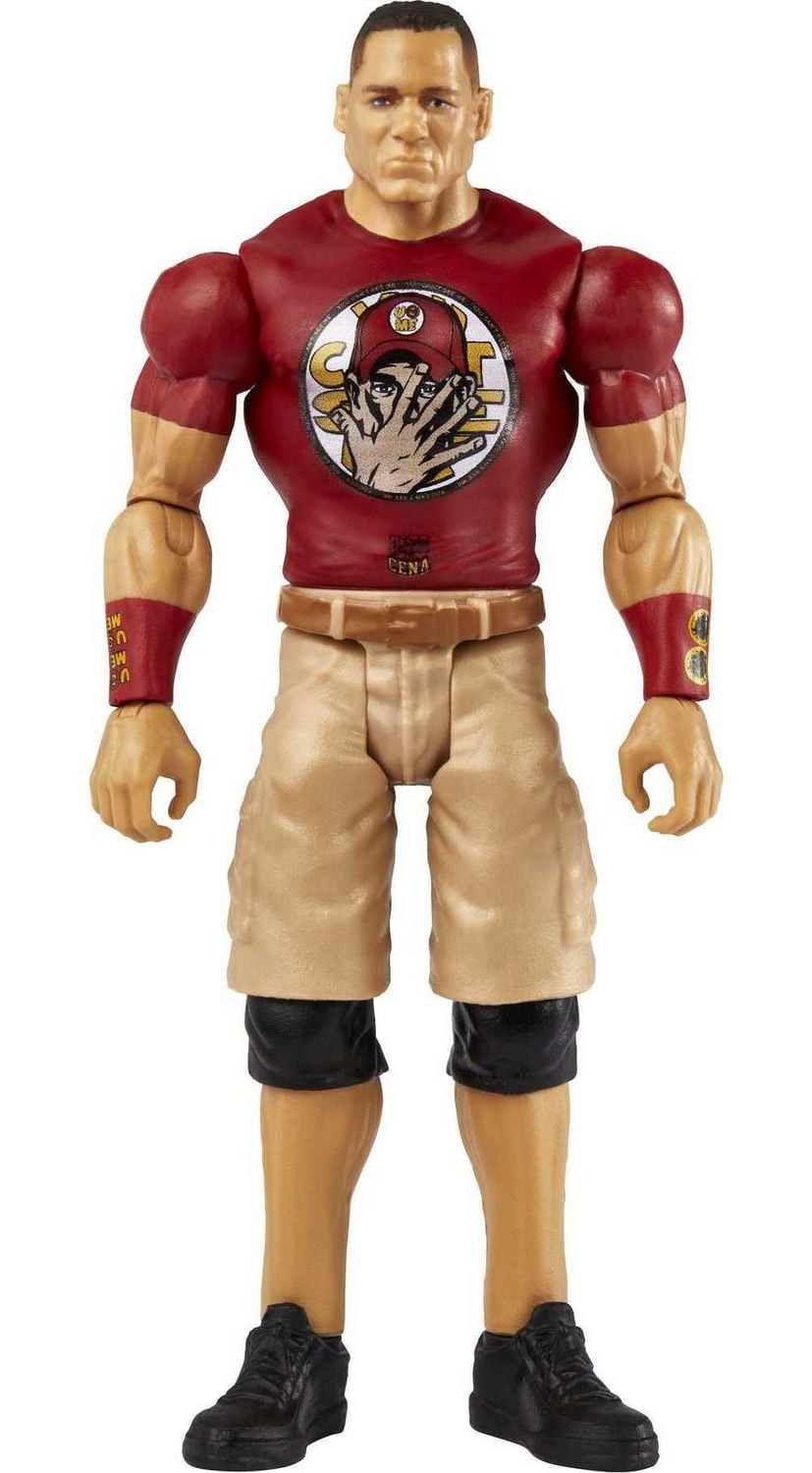 WWE Top Picks John Cena Basic Action Figure, Posable Collectible with Life-like Detail (6-inch)