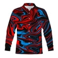 thumbnail image 2 of Ceisia Fashion Men Casual Printed Long Sleeve Gift Turndown Collar Button Up Stylish Shirt Tops, 2 of 5