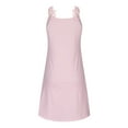 thumbnail image 5 of Tank Dresses for Women Spaghetti Strap Deep V Neck Sleeveless Sundress Summer Casual Loose ted Comfy Midi Dress (Medium, PinkB), 5 of 6