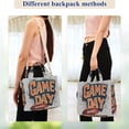 thumbnail image 4 of FORMRS Womens Corduroy Tote Bag Crossbody Shoulder Handbag with Pocket, Game Day, 4 of 7