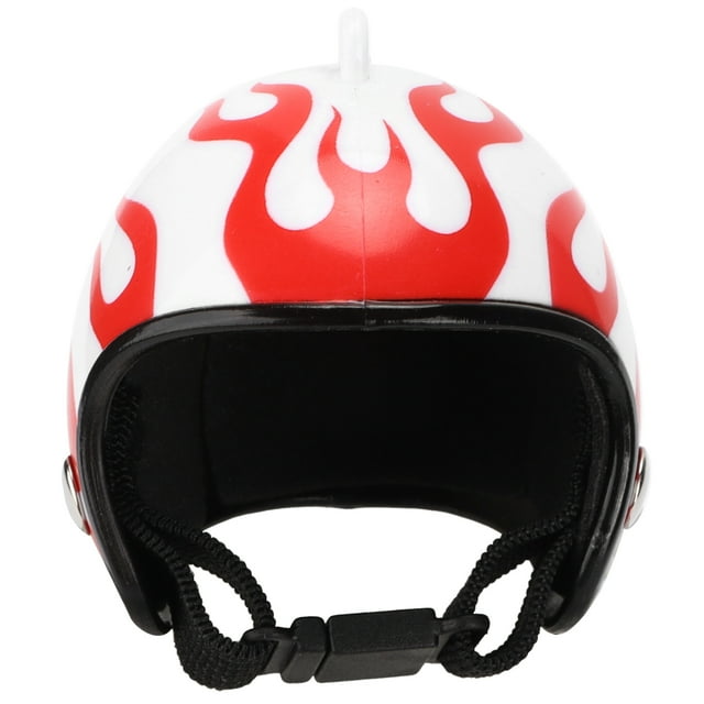 Chicken Hat Helmet, Quickly Identify Adjustable Interestin Bird Helmet For Birds Red Flame,Black 8,Black Flame