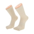 thumbnail image 1 of Ofertas Únicas 1 Par de Calcetines de Cinco Dedos Calcetines Cálidos y Cómodos para Mujeres Beige, 1 of 1