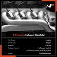 thumbnail image 3 of A-Premium Left Side Engine Exhaust Manifold Kit W/Gaskets & Studs & Nuts & Heat Shield [5.4L] Compatible with Ford F-250 F-350 Super Duty, 2005-2010, 3 of 6