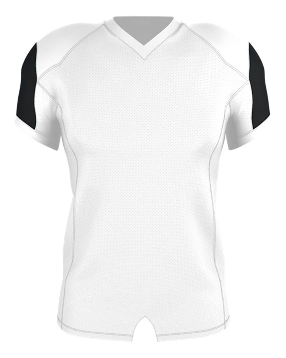 white football jersey blank