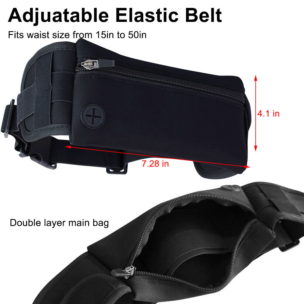 IC ICLOVER Running Waist Bag with Adjustable Belt photo 4