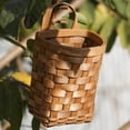 thumbnail image 3 of Hanging Woven Basket Kitchen Storage Holder Front Door Wicker Coffee, 3 of 8