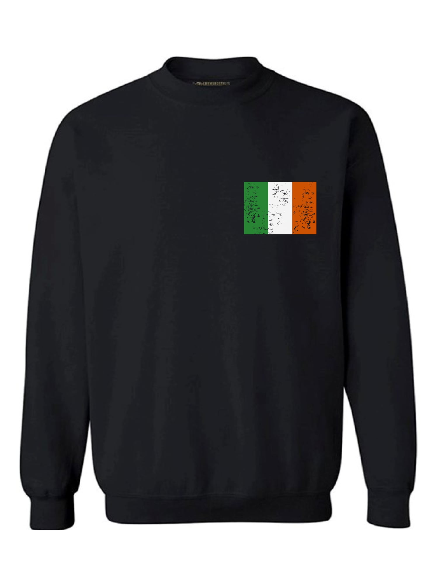 Awkward Styles Irish Flag Pocket Sweatshirt St. Patricks Day Sweater
