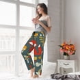 thumbnail image 4 of Uemuo Cute Animal Forest Pattern Women's Wide Leg Palazzo Lounge Pants with Pockets Light Weight Loose Comfy Casual Pajama Pants-X-Large, 4 of 9