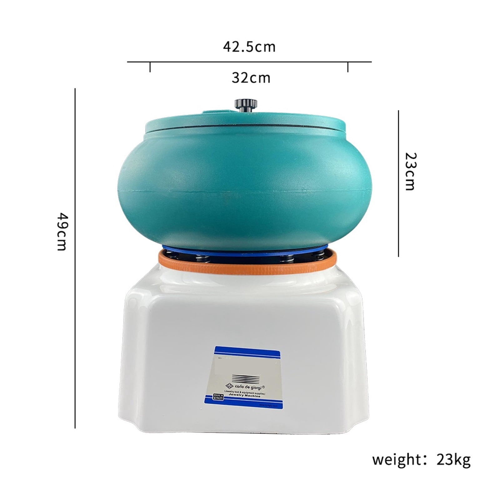 Vibration Polishing Machine Jewelry Tumbler Machine for Diy Surface Cleaning Tool Vibrating Barrel Grinde