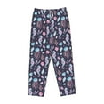 thumbnail image 4 of Fotbe Watercolor Marine Animals Women's Pajama Pants,Sleepwear Pants,Pj Bottoms Drawstring And Pockets-Large, 4 of 9