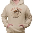 thumbnail image 2 of Cowboy Ghost Boo Haw Hoodie Sweatshirt Unisex X-Large Sand, 2 of 5