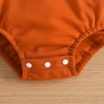 thumbnail image 6 of GYRATEDREAM Newborn Baby Girl Boy Halloween Outfits Long Sleeve Pumpkin Romper Sweatshirt Cute Sweater Fall Tops, 6 of 8