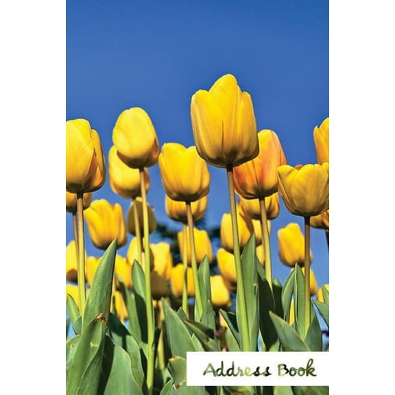 Address Book Flower Edition.: Address Book.: Glossy And Soft Cover, Large Print, Font, 6" x 9" For Contacts, Addresses, Phone Numbers, Emails, Birthday And More. (Paperback)(Large Print)