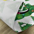 thumbnail image 5 of Ambesonne Christmas Place Mats Set of 4, Xmas Cartoon Funny, Standard Size, Green Yellow White, 5 of 6