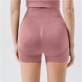 thumbnail image 3 of REALiKUN Butt Lifting Workout Shorts for Women Booty Seamless Scrunch Butt Gym Shorts High Waist Yoga Biker Shorts Pink M, 3 of 5
