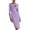 Purple, variant on Women's 3/4 Sleeve Pencil Dress Boat Neck Cutout Elegant Wear to Work Business Dress Bodycon Midi Sheath Dresses