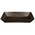 thumbnail image 1 of Premier Copper Products  Rectangle Vessel Hammered Copper Sink - Oil Rubbed Bronze - 20in. x 14in. x 4.5in., 1 of 1