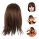 thumbnail image 3 of GOOHOCHY Peluca de volumen para mujer, postizo, peluca recta, postizo de cabello sintético, 3 of 7