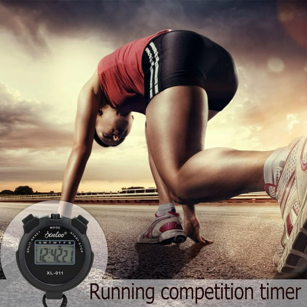 LCD Digital Sports Running Counter Athletics Stopwatch Timer
