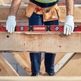 thumbnail image 6 of 28 Inch Foldable Level Measuring Tool with 4 Easy-Read Level Bubbles 45°/90°/180° with Powerful Magnets for Carpenters,Woodworkers,Fabricators, 6 of 6