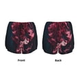 thumbnail image 3 of Gukieu Mesmerizing Pink Jellyfish Print Women's Sports Shorts with Drawstring Elastic Waistband for Running, Yoga, Fitness-XX-Large, 3 of 7