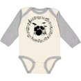 thumbnail image 3 of Inktastic Drummer Percussionist Music Gift Boys or Girls Long Sleeve Baby Bodysuit, 3 of 5