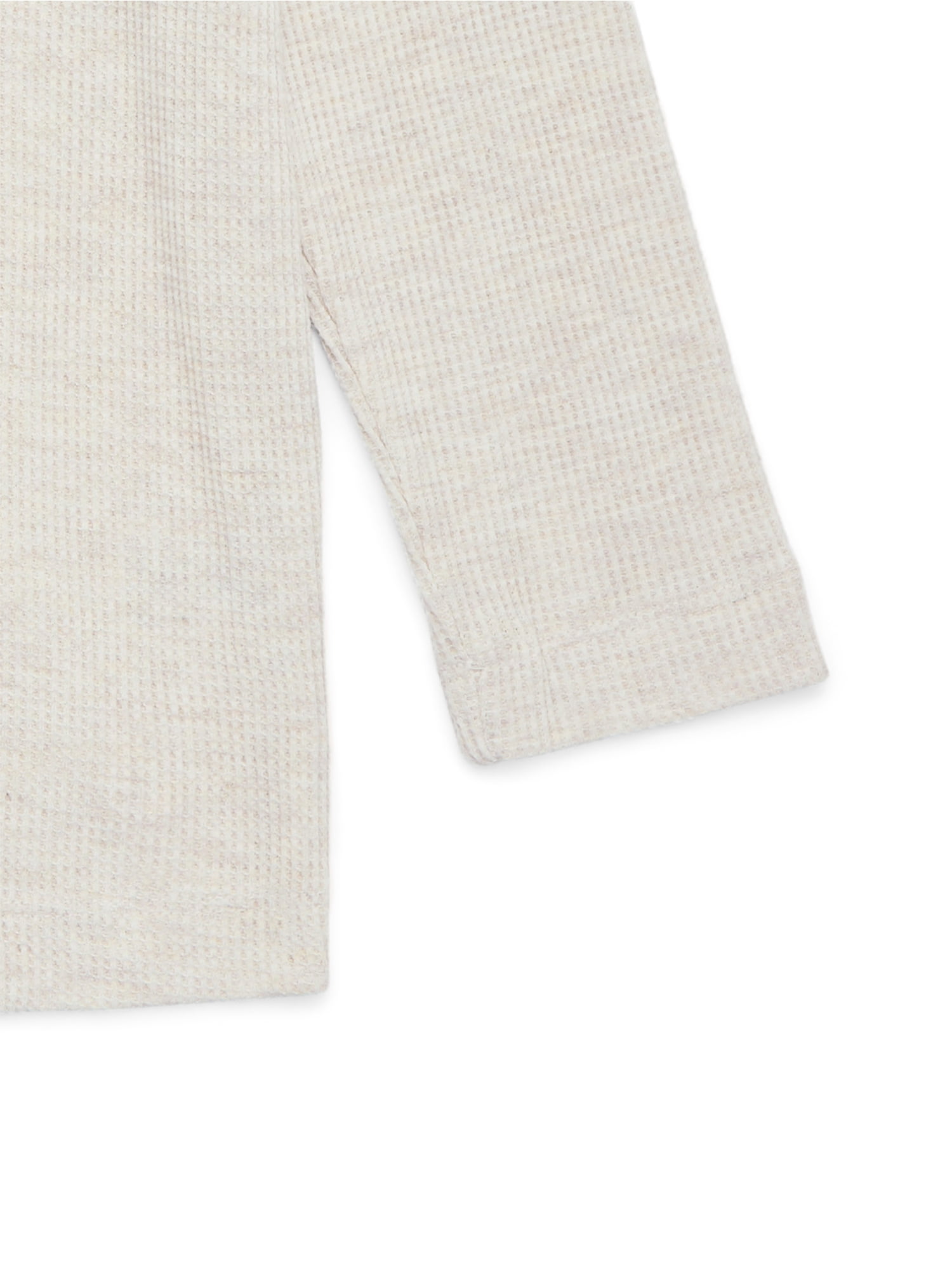 Wonder Nation Boys Thermal Henley Top with Long Sleeves, Sizes 4-18 & Husky