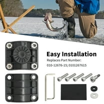 010-12676-15 0 Degree Pole Mount Kit, Replacement for Panoptix LVS32 Transducer, Replacement for Panoptix LiveScope Ice Fishing Bundle