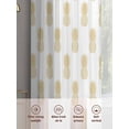 thumbnail image 6 of Pineapple Art Sheer Curtains for Living Room Bedroom, Light-filtering Sheer Curtain, Vintage Fruit Yellow Modern Texture Light-Rod Pocket Voile Window Treatment Drapes, 52’’Wx45’’L, 2 Panels Set, 6 of 7