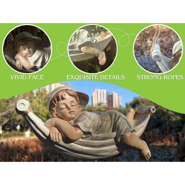 Germanic Garden Bark Puppets - Resin Tribal Barban Statue - Decorative ...