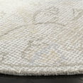 thumbnail image 3 of SAFAVIEH Abstract Elouise Geometric Wool Area Rug, Light Gray/Ivory, 6' x 6' Round, 3 of 10