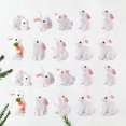 thumbnail image 1 of 20Pcs Ornaments Adorable Creative Mini Rabbit Micro Landscape Adornment Resin Ornament for Home Craft, 1 of 6