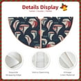 thumbnail image 3 of Balery Sailboat And Wave Printed Christmas Tree Skirt , Merry Christmas Party Christmas Tree Decoration,Adjustable Tree Skirt-36", 3 of 6