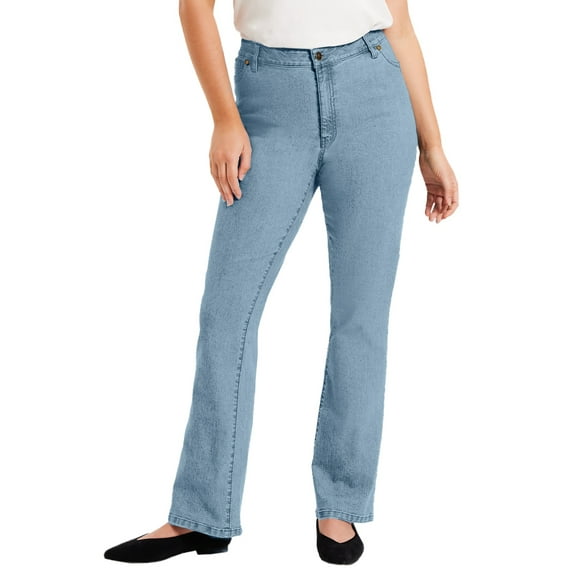 June   Vie Women's Plus Size June Fit Bootcut Jeans