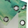 thumbnail image 4 of Ambesonne Forest Grommet Curtain, Vintage Jungle Landscape Art, 50"x96", Fern Green and Laurel Green, 4 of 5