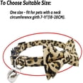 thumbnail image 3 of HLONK Collier pour Chat avec Clochette Nœud Papillon Boucle de Sécurité Chaton Chiot 7-11 Po Mobile Réglable, 3 of 5