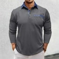 thumbnail image 2 of MQLKF Long Sleeved Collared Gentleman's Knitted Shirt Is Casual And Comfortable Fashionable Breathable Men's Tops, 2 of 8