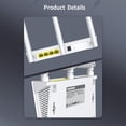 thumbnail image 4 of Router Inalámbrico Enrutador de antena externa Enrutador WiFi inalámbrico de transmisión estable para oficina en casa Hugtrwg Para estrenar, 4 of 8