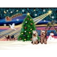 thumbnail image 3 of CafePress - Xmas Magic & Yorkie Pair Large Mug - 15 oz Ceramic Large White Novelty Mug, 3 of 6